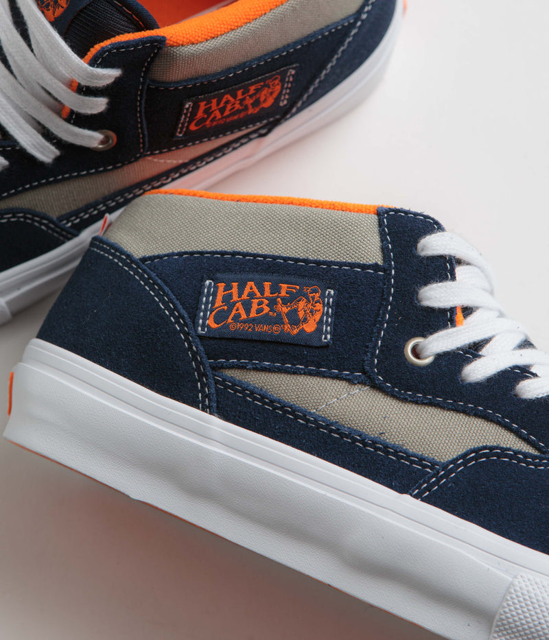 Vans Skate Half Cab Shoes in Smoke and Navy