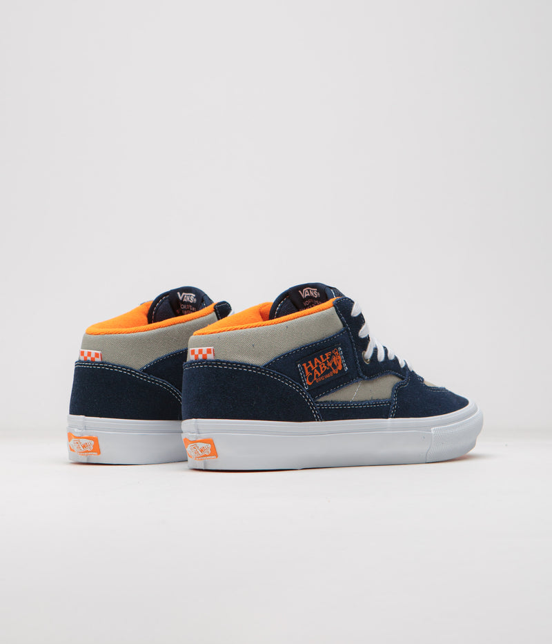 Vans Skate Half Cab Shoes in Smoke and Navy
