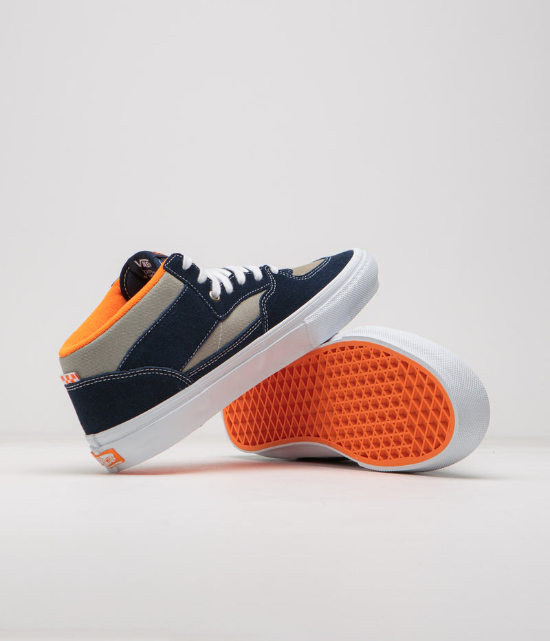 Vans Skate Half Cab Shoes in Smoke and Navy
