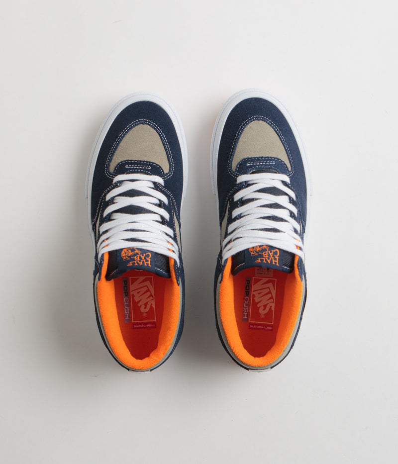 Vans Skate Half Cab Shoes in Smoke and Navy