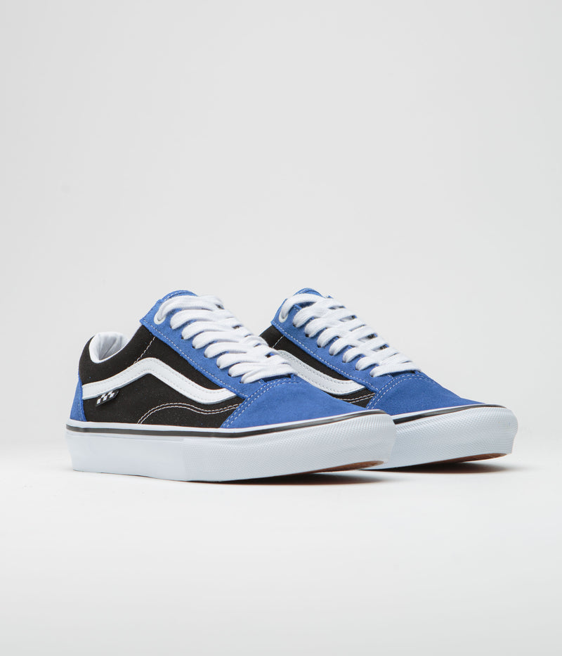 Vans Skate Old Skool Shoes in Blue and Black / White