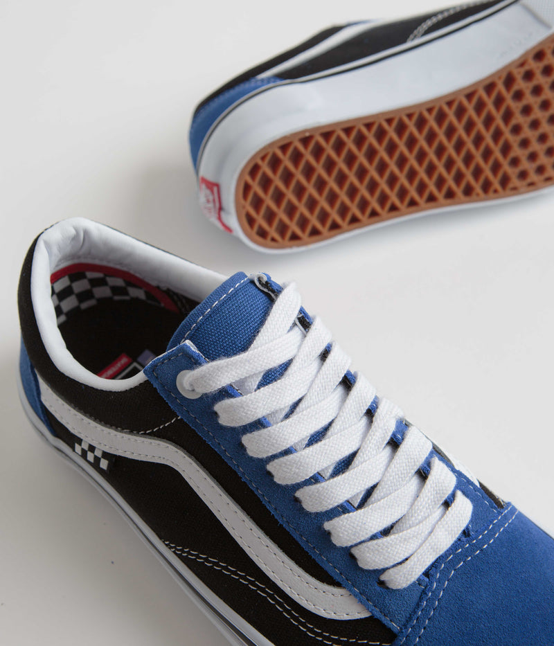 Vans Skate Old Skool Shoes in Blue and Black / White