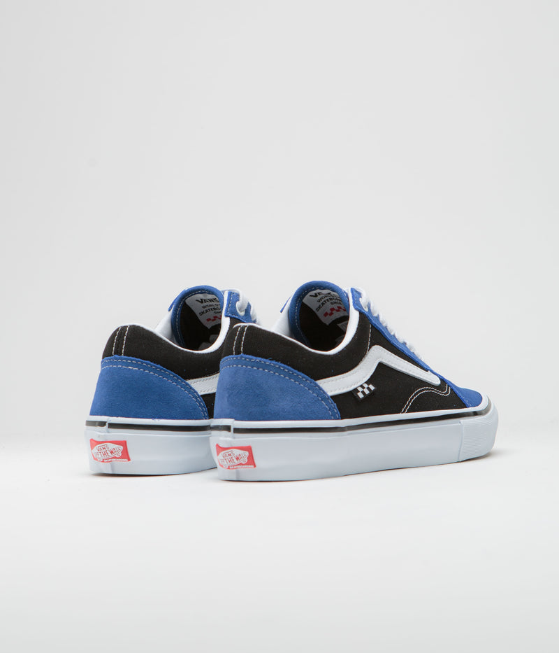 Vans Skate Old Skool Shoes in Blue and Black / White