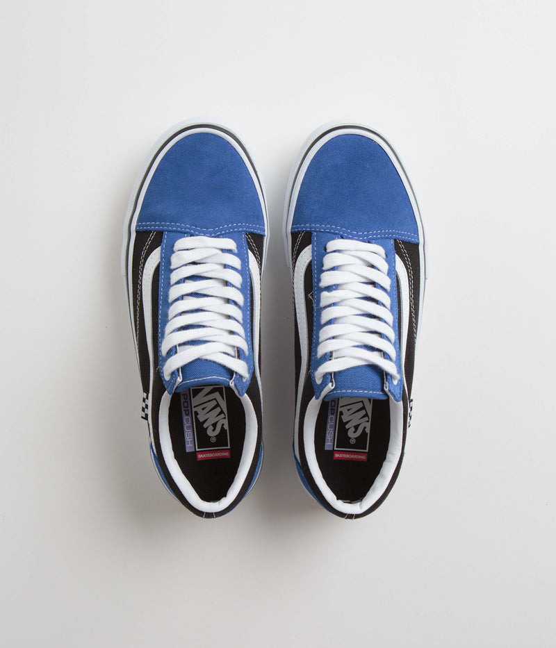 Vans Skate Old Skool Shoes in Blue and Black / White