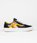 Vans Skate Old Skool Shoes in (Bruce Lee) Black and Yellow