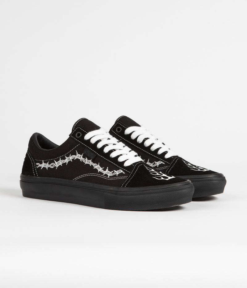 Vans Skate Old Skool Shoes in (Elijah Berle) Black and Black / White