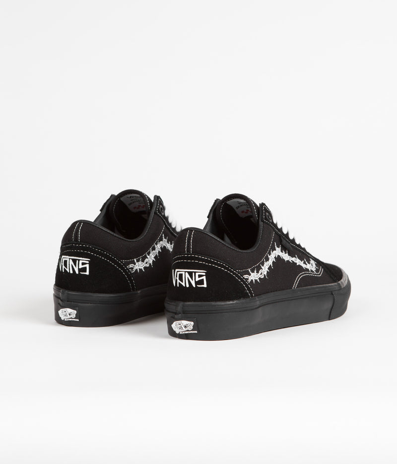 Vans Skate Old Skool Shoes in (Elijah Berle) Black and Black / White