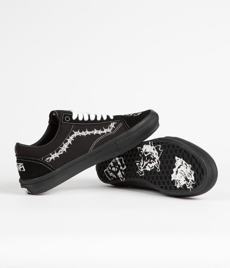Vans Skate Old Skool Shoes in (Elijah Berle) Black and Black / White