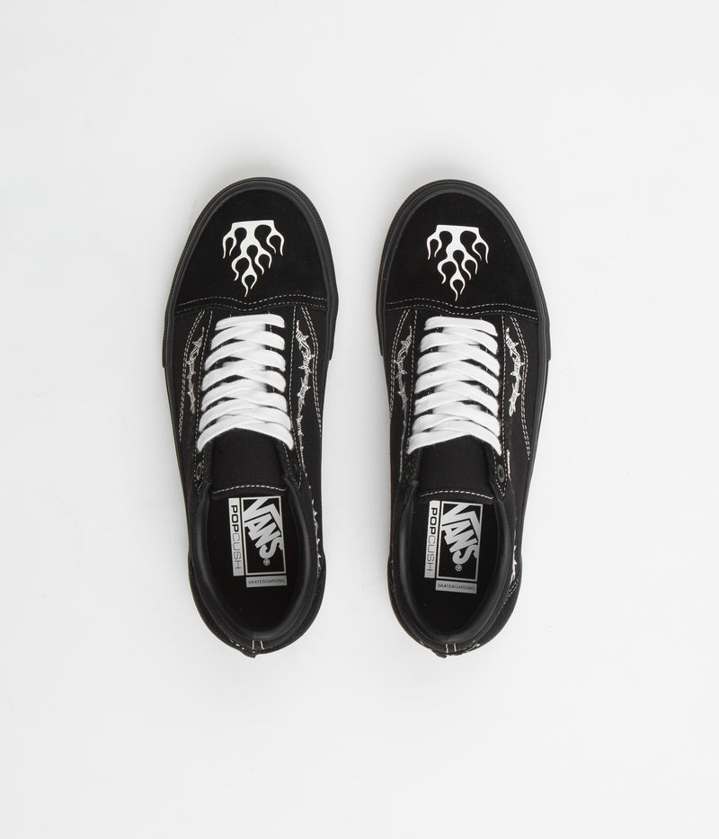 Vans Skate Old Skool Shoes in (Elijah Berle) Black and Black / White