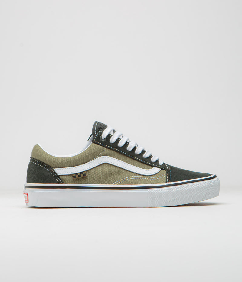 Vans Skate Old Skool Shoes in Gothic Olive