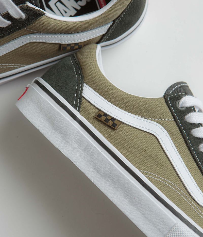 Vans Skate Old Skool Shoes in Gothic Olive