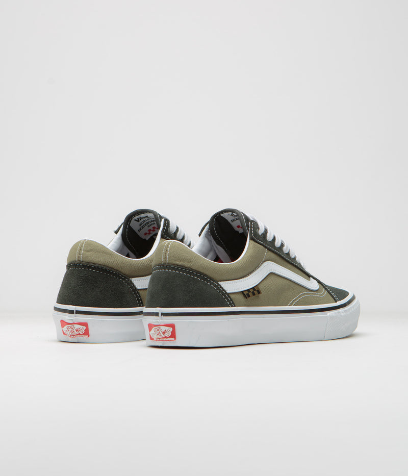 Vans Skate Old Skool Shoes in Gothic Olive