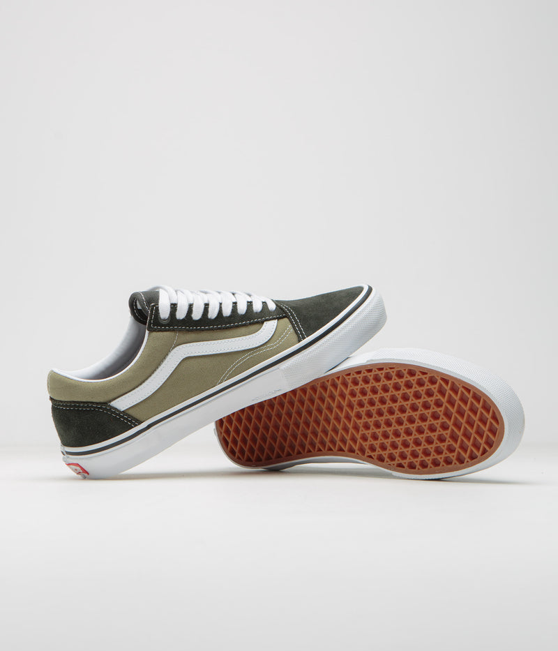 Vans Skate Old Skool Shoes in Gothic Olive