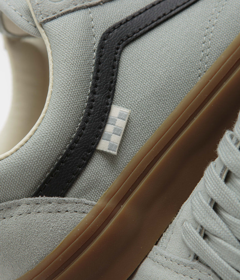 Vans Skate Old Skool Shoes in Grey and Gum