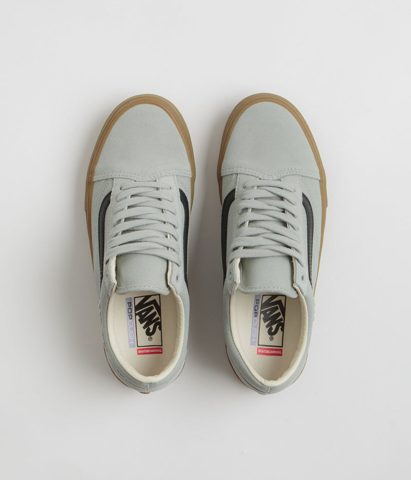 Vans Skate Old Skool Shoes in Grey and Gum