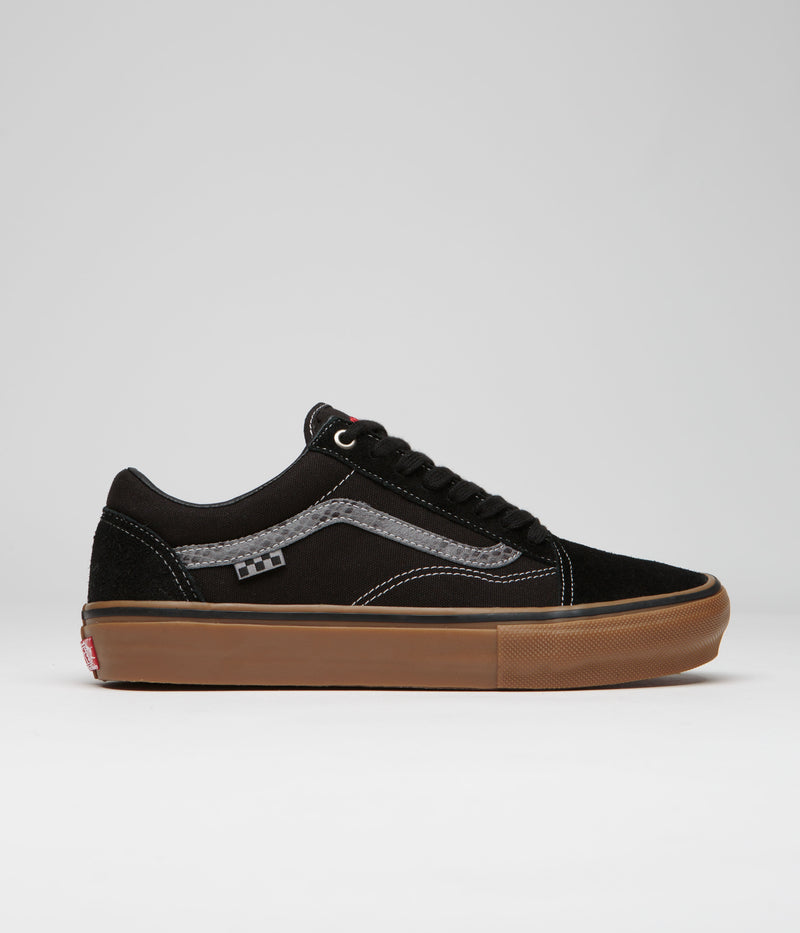 Vans Skate Old Skool Shoes in (Hockey Skateboards) Black and Snake