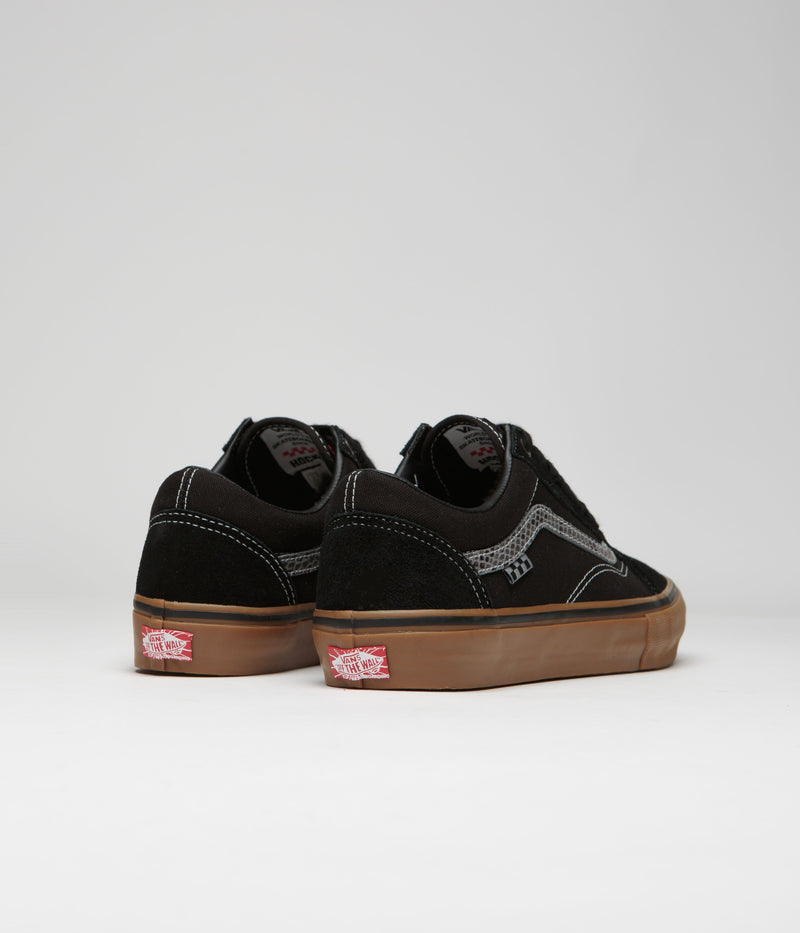 Vans Skate Old Skool Shoes in (Hockey Skateboards) Black and Snake