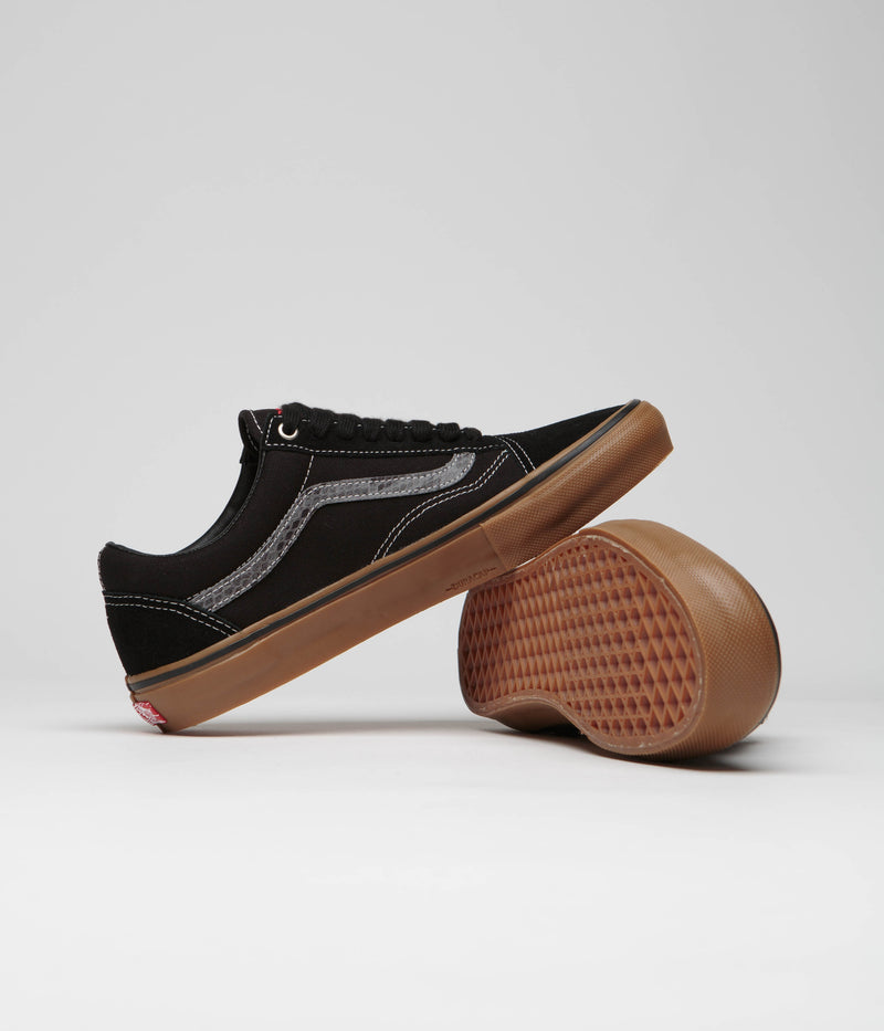 Vans Skate Old Skool Shoes in (Hockey Skateboards) Black and Snake