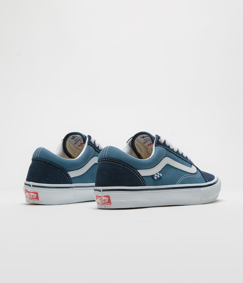 Vans Skate Old Skool Shoes in Navy and White