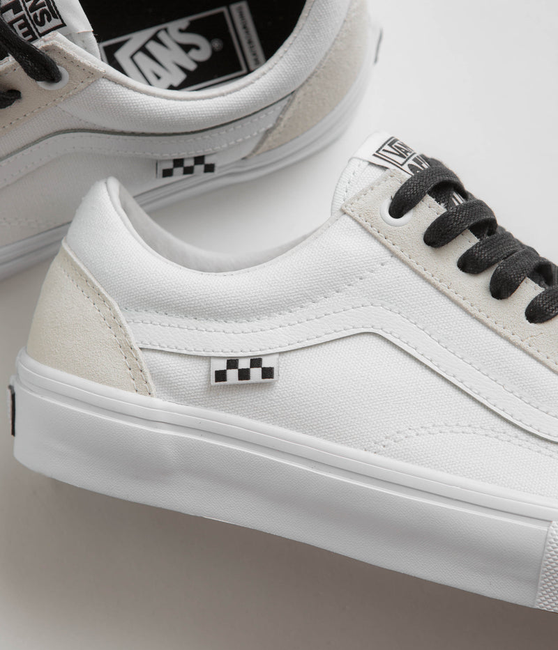 Vans Skate Old Skool VCU Shoes in Essential White