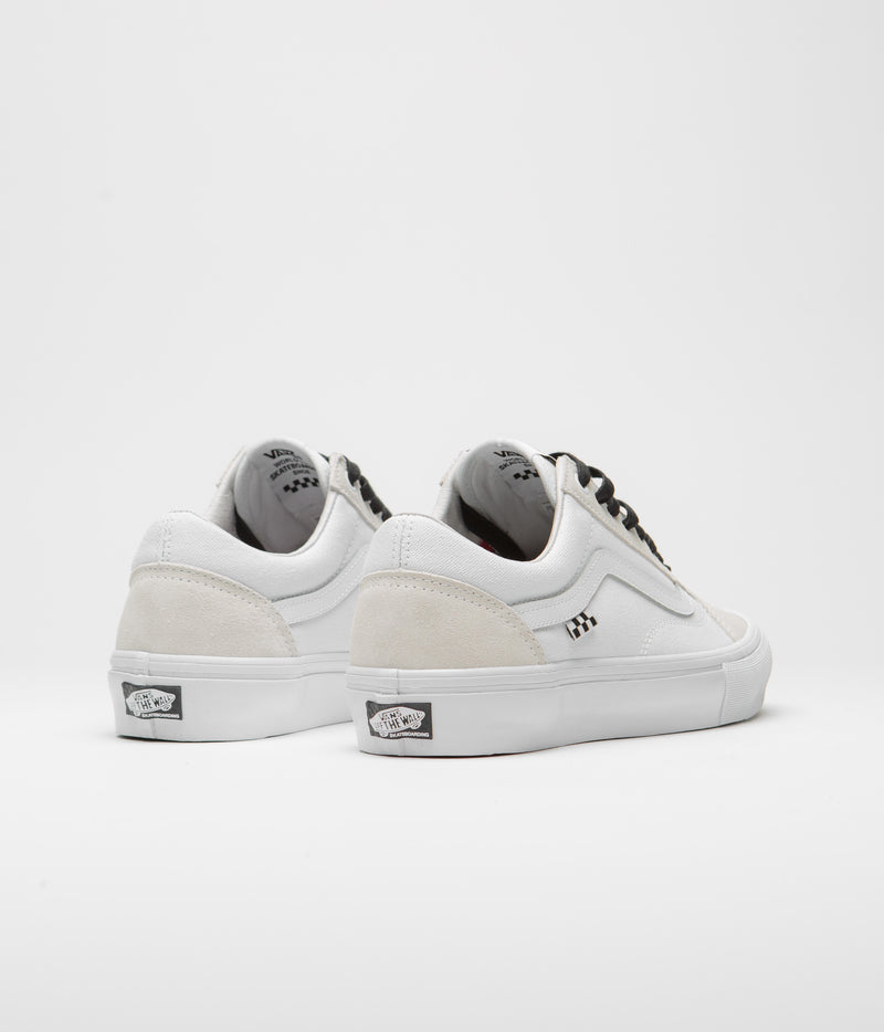 Vans Skate Old Skool VCU Shoes in Essential White