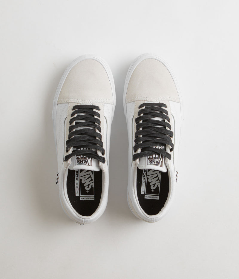 Vans Skate Old Skool VCU Shoes in Essential White
