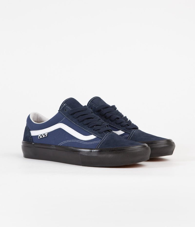 Vans Skate Old Skool VCU Shoes in Navy and Black