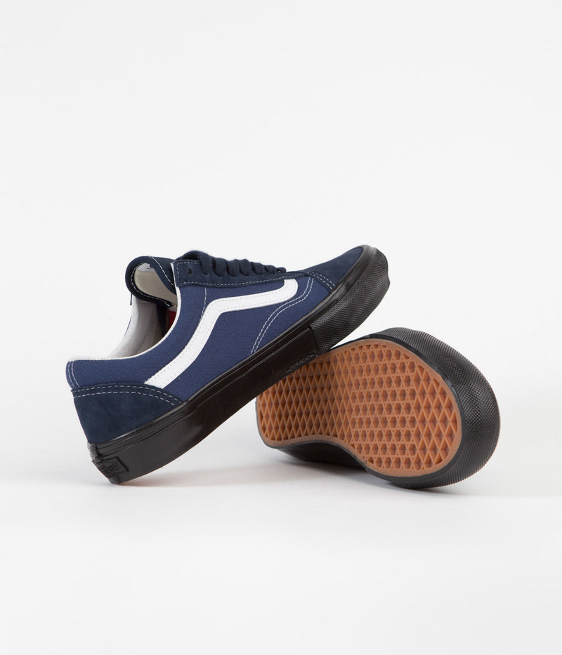 Vans Skate Old Skool VCU Shoes in Navy and Black
