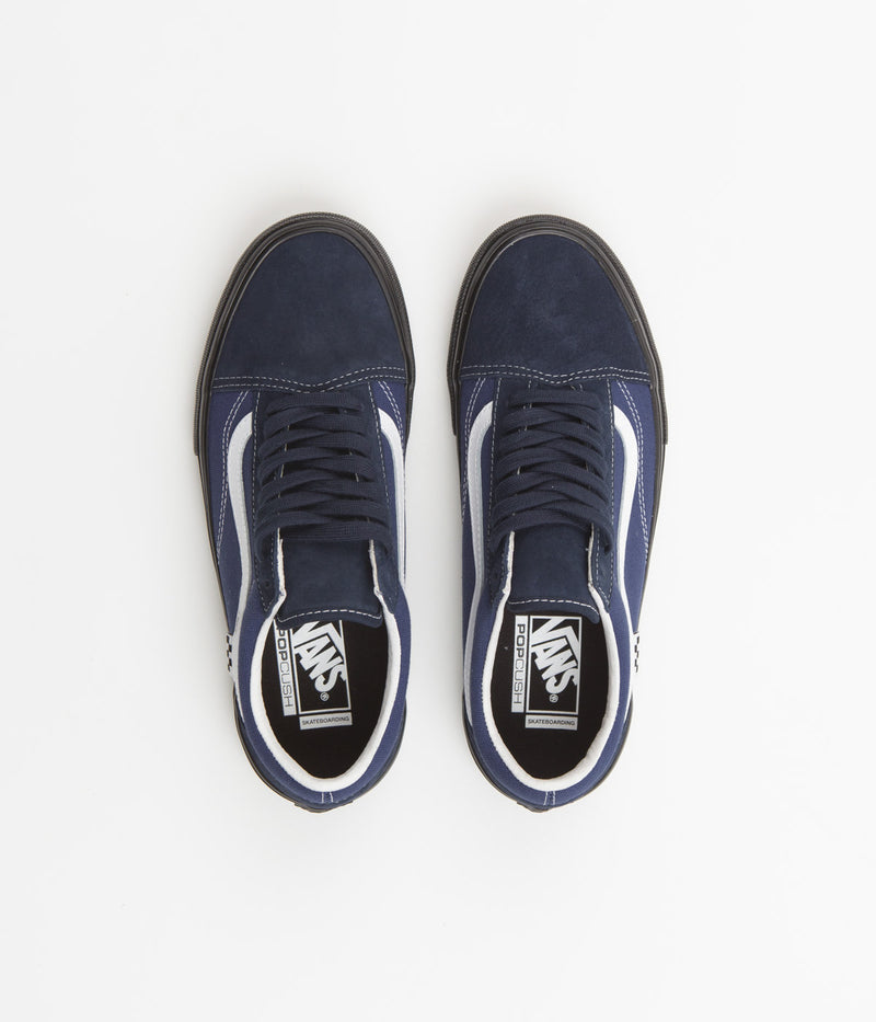 Vans Skate Old Skool VCU Shoes in Navy and Black