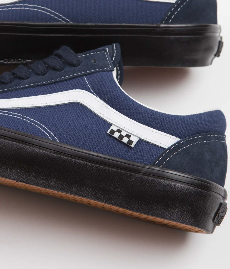 Vans Skate Old Skool VCU Shoes in Navy and Black