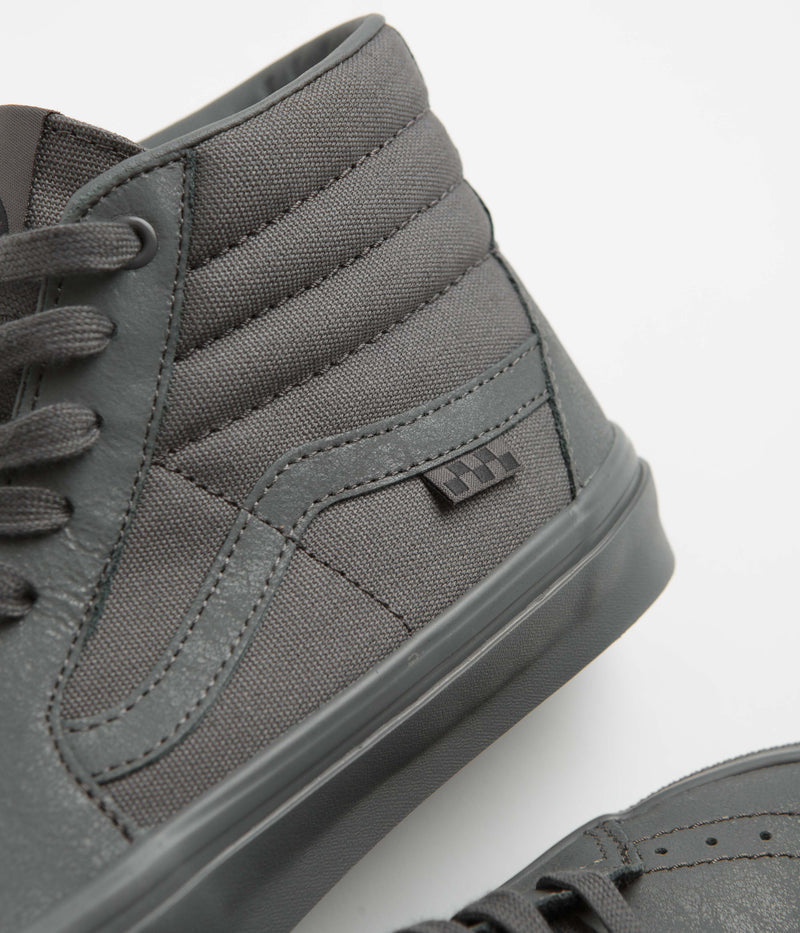 Vans Skate SK8-Hi Shoes in Mono Pewter