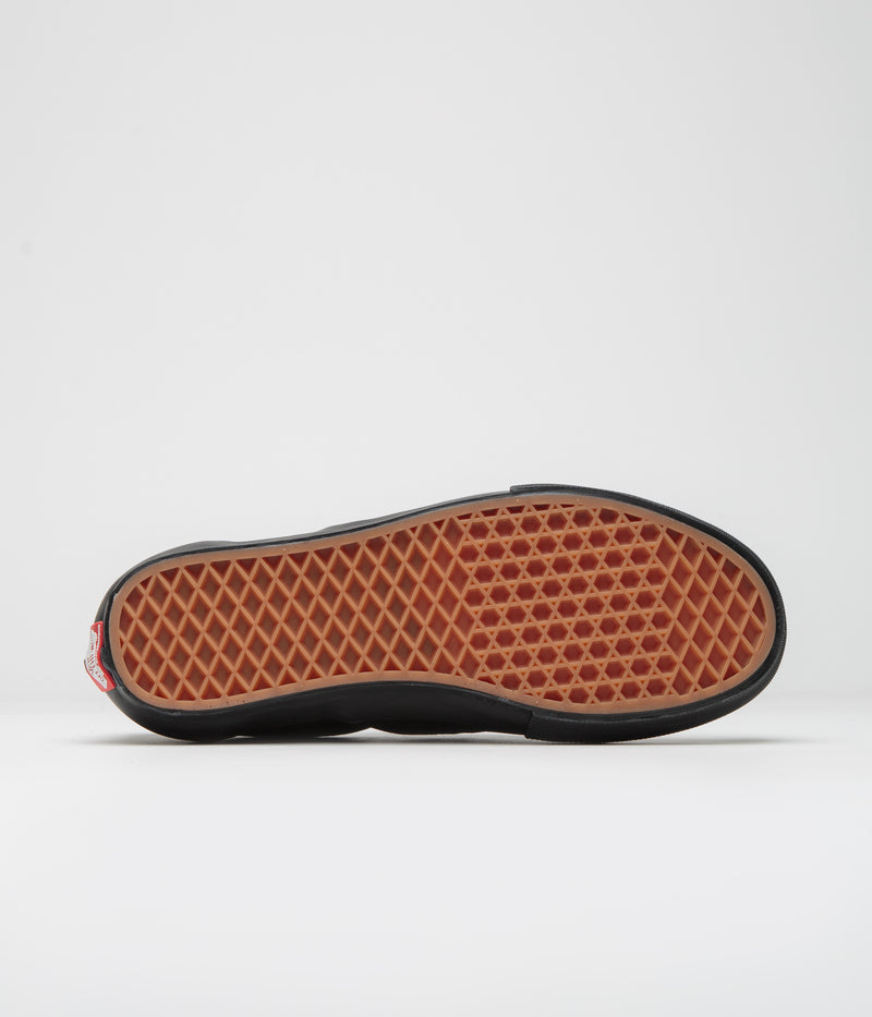 Vans Skate Slip-On Shoes in Black and Black