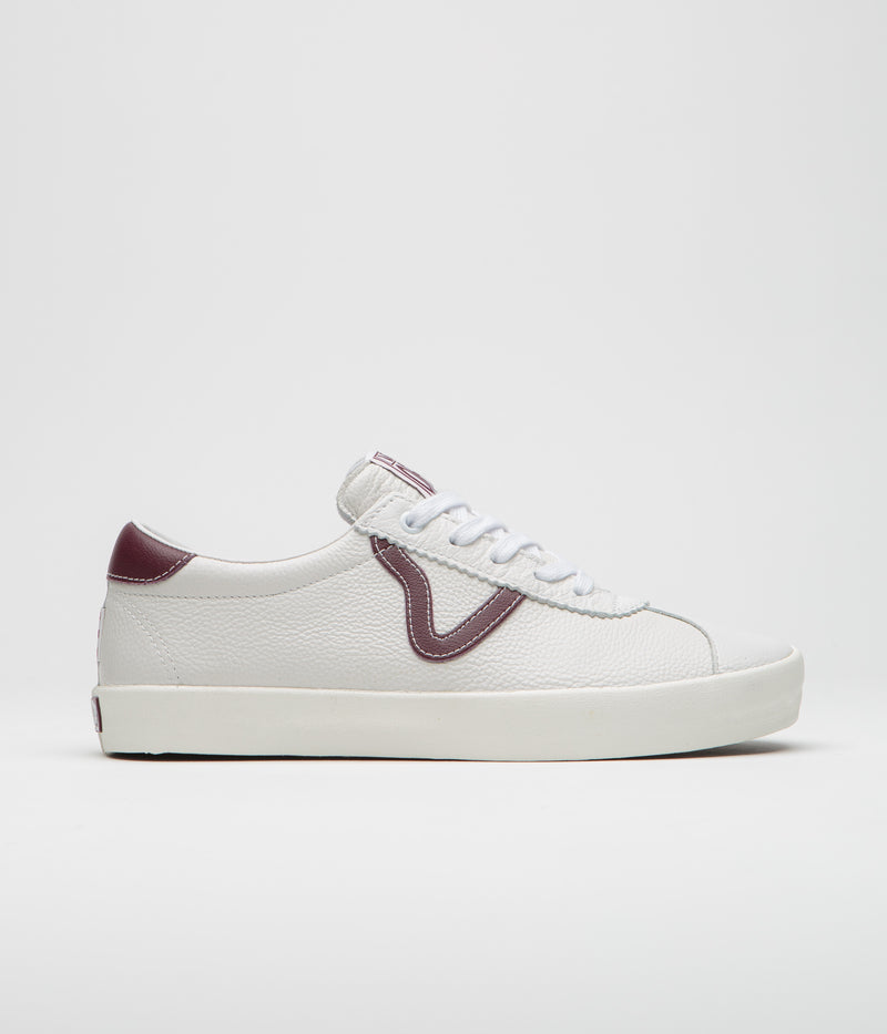 Vans Skate Sport Shoes in (Benny Urban) Marshmallow and Burgundy