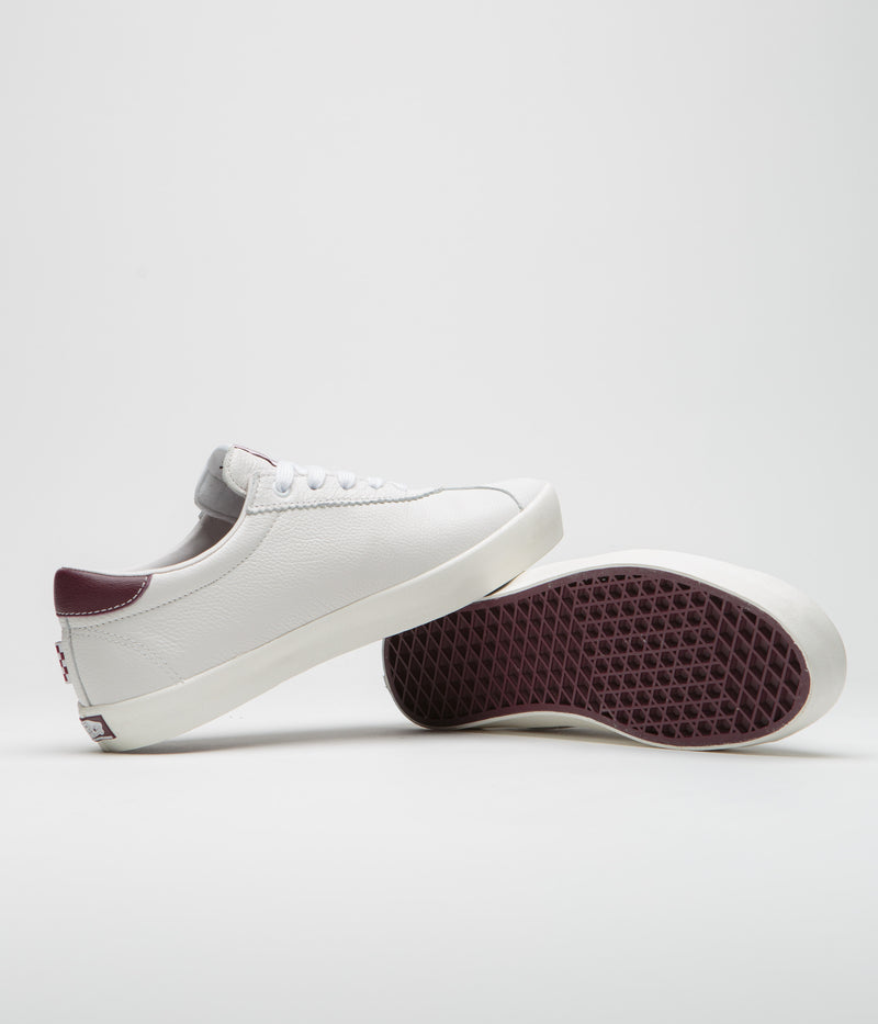 Vans Skate Sport Shoes in (Benny Urban) Marshmallow and Burgundy