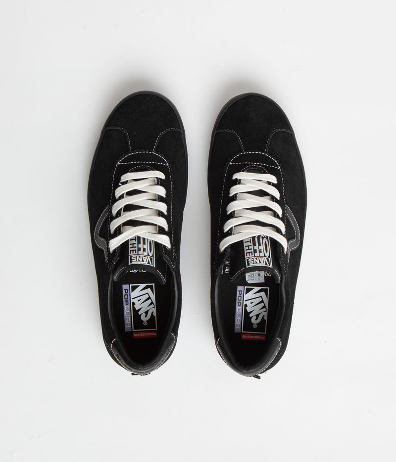 Vans Skate Sport Shoes in (Helena Long) Black and Marshmallow