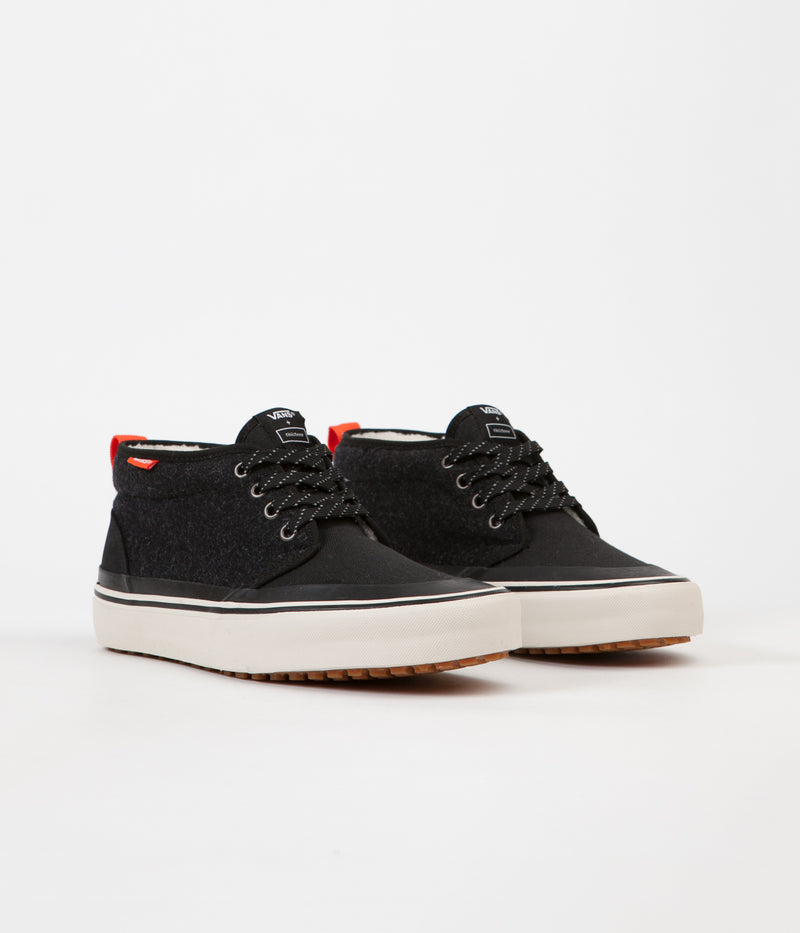 Vans X Finisterre Chukka HF Shoes in Black and Wool