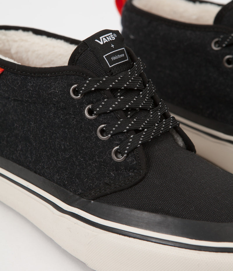 Vans X Finisterre Chukka HF Shoes in Black and Wool