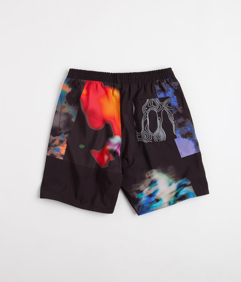Vans x Quasi Window Elastic Waist Shorts in Black