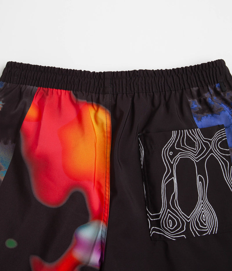 Vans x Quasi Window Elastic Waist Shorts in Black