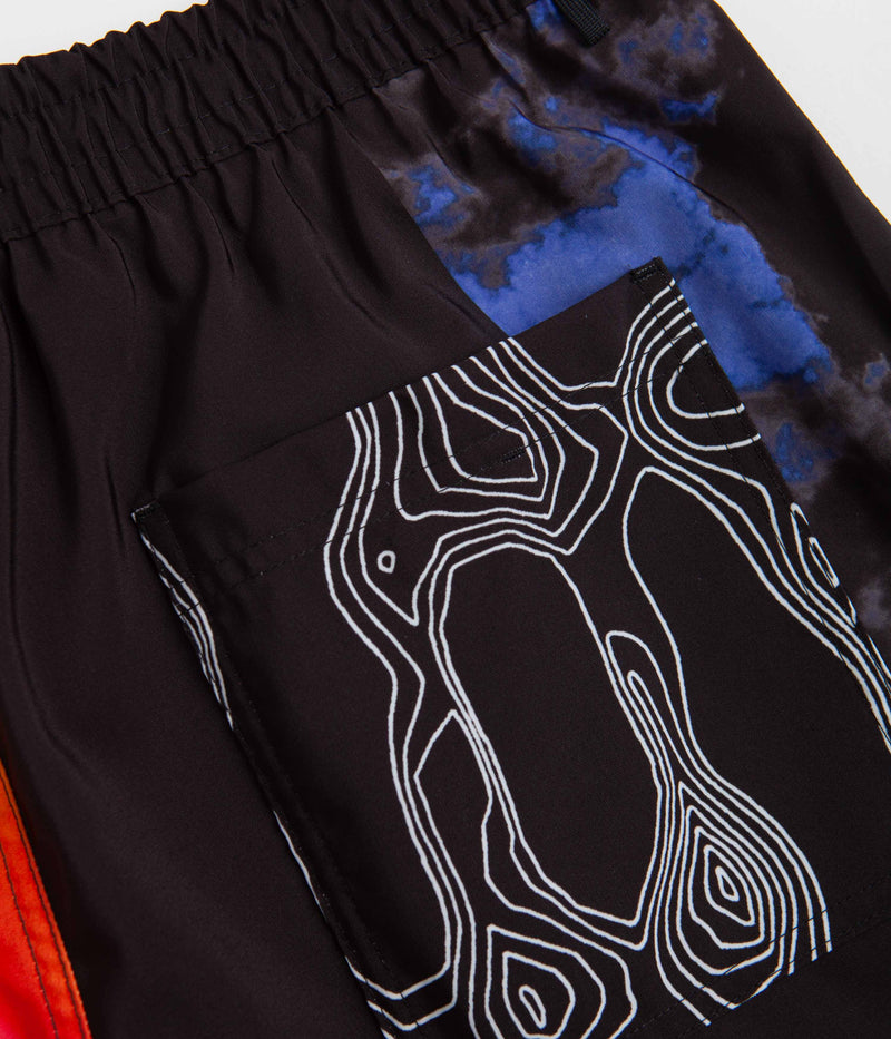 Vans x Quasi Window Elastic Waist Shorts in Black