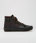 Vans x Spitfire Skate Sk8-Hi Reissue Shoes in Black and Flame