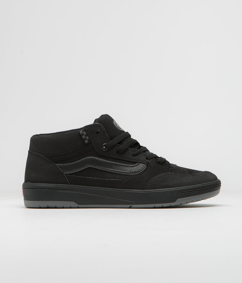 Vans Zahba Mid Shoes in Black and Pewter