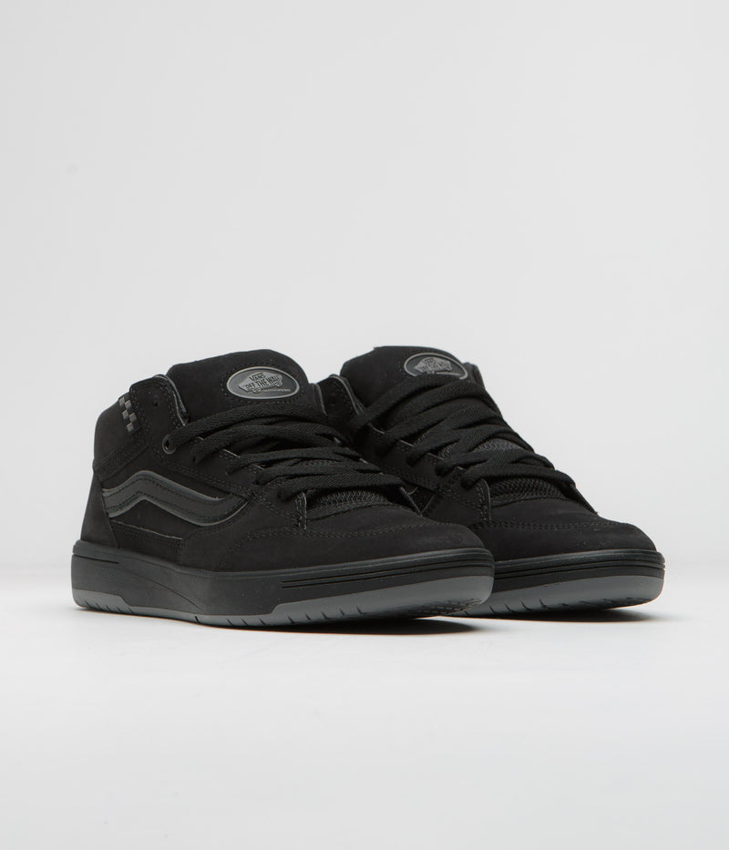 Vans Zahba Mid Shoes in Black and Pewter