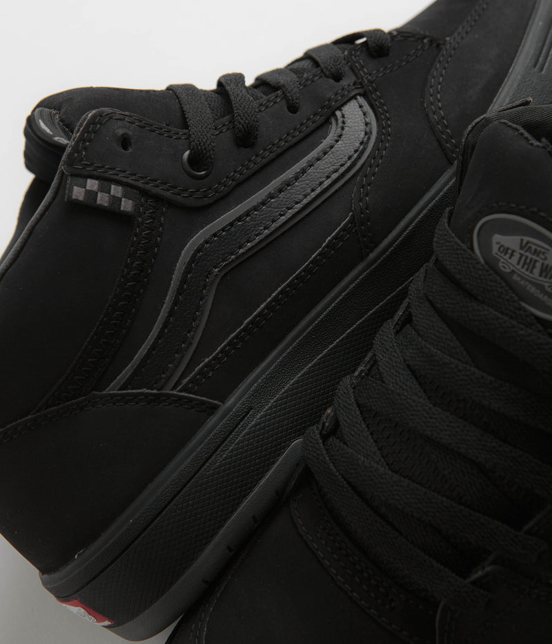 Vans Zahba Mid Shoes in Black and Pewter