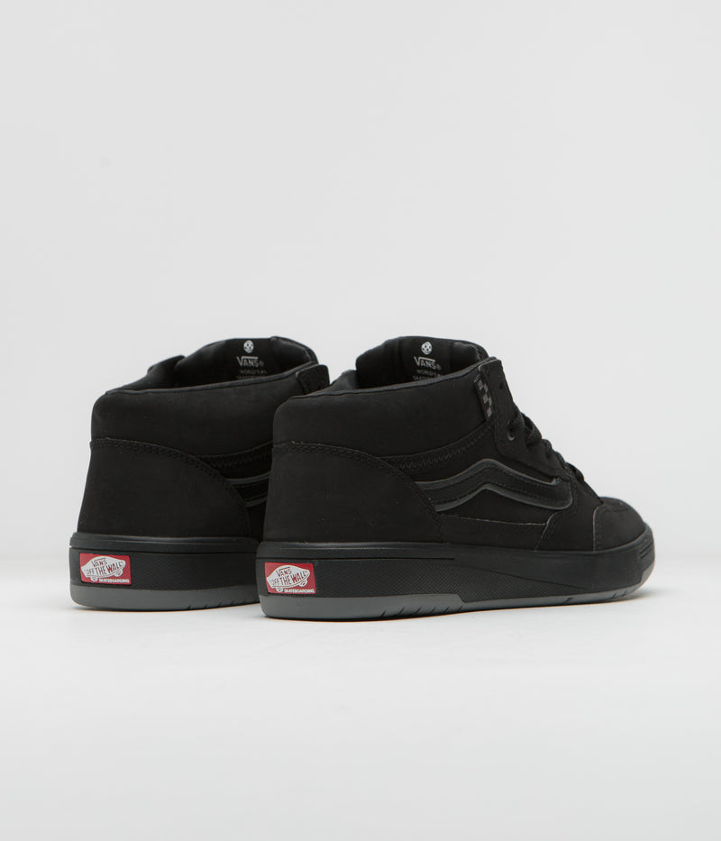 Vans Zahba Mid Shoes in Black and Pewter