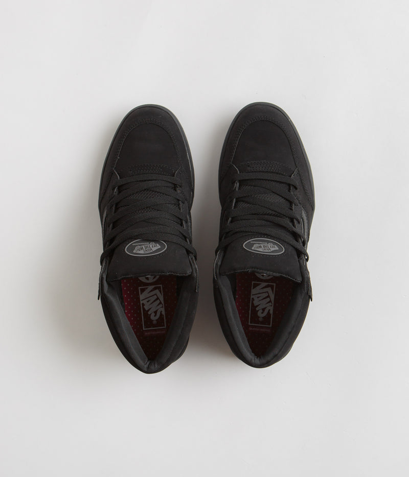 Vans Zahba Mid Shoes in Black and Pewter