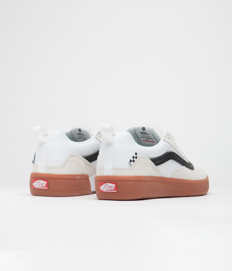 Vans Zahba Shoes in White and Black / Gum