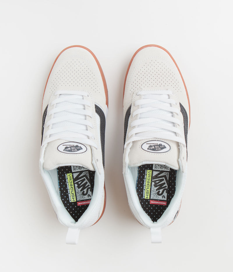 Vans Zahba Shoes in White and Black / Gum