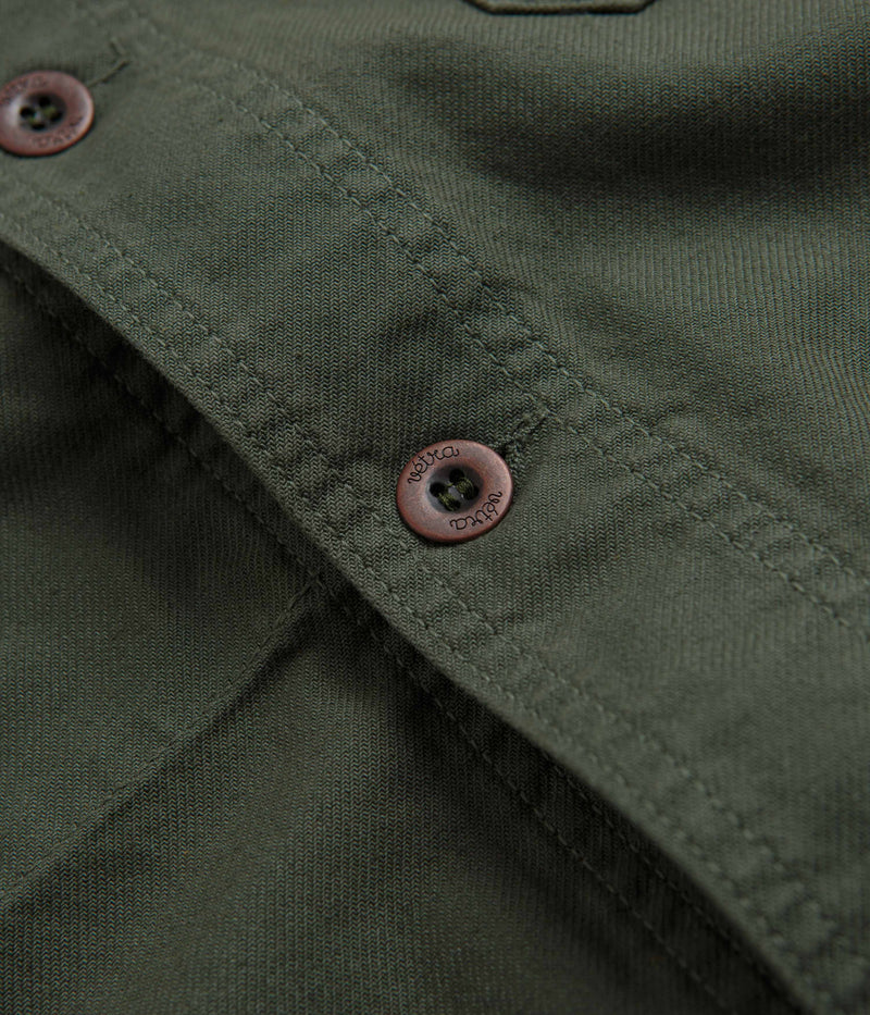 Vetra 5C Organic Workwear Jacket in Overdyed Jade