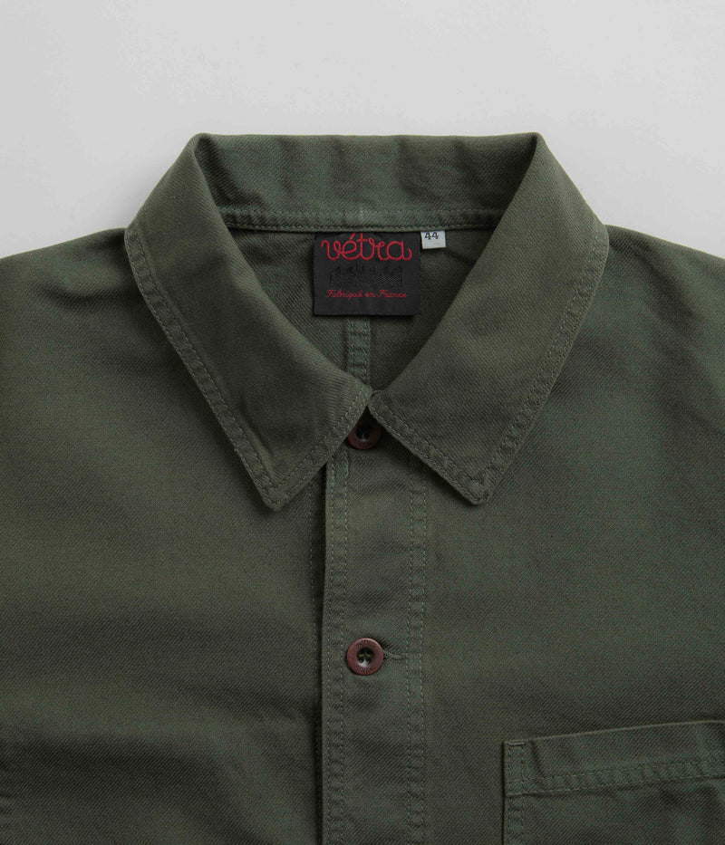 Vetra 5C Organic Workwear Jacket in Overdyed Jade